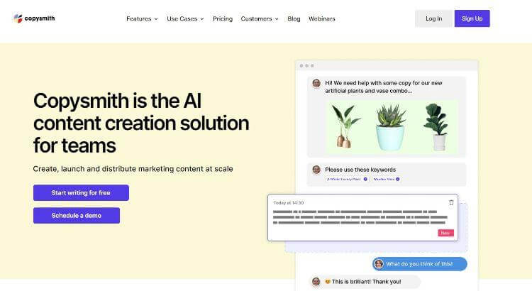 copysmith homepage