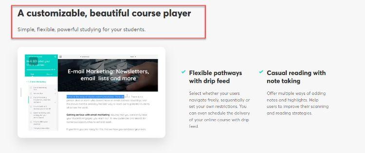 custom course platyer