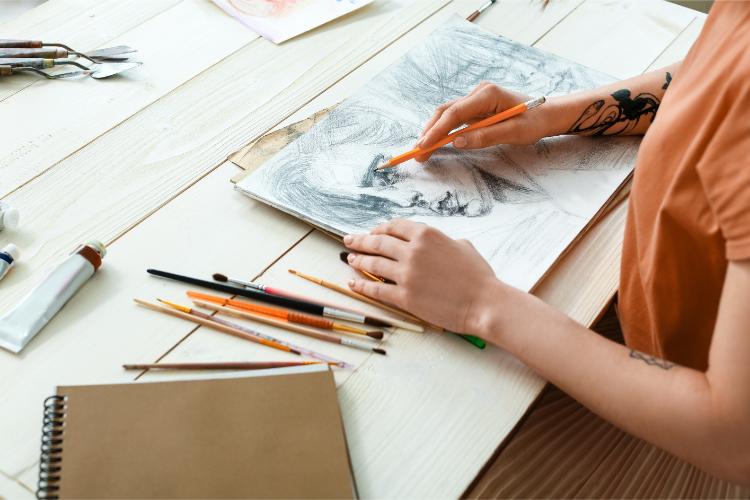 107 BEST Drawing and Art Captions for Instagram (2024 List)