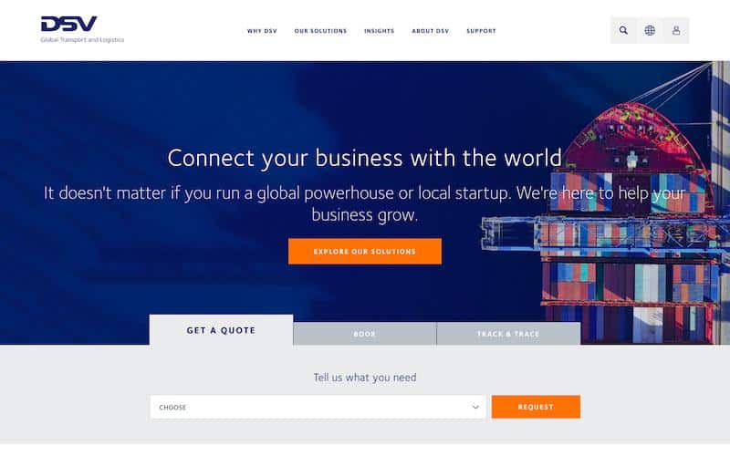DSV Global: transport and logistics company
