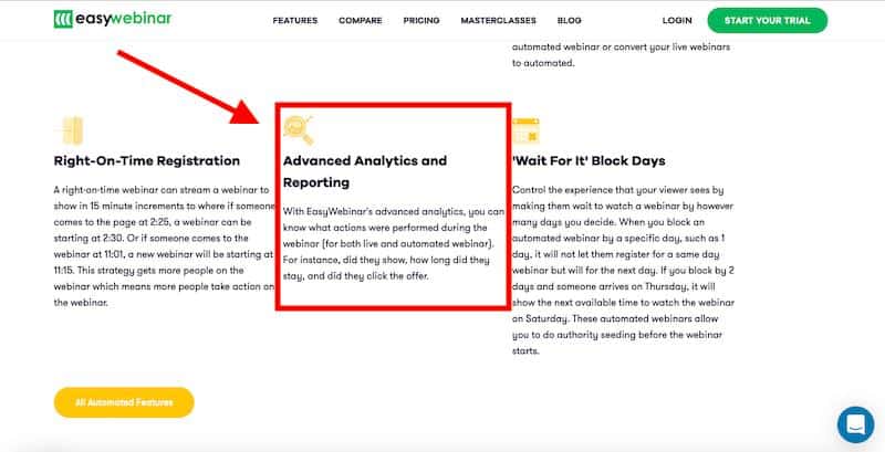 EasyWebinar Analytics Tools 