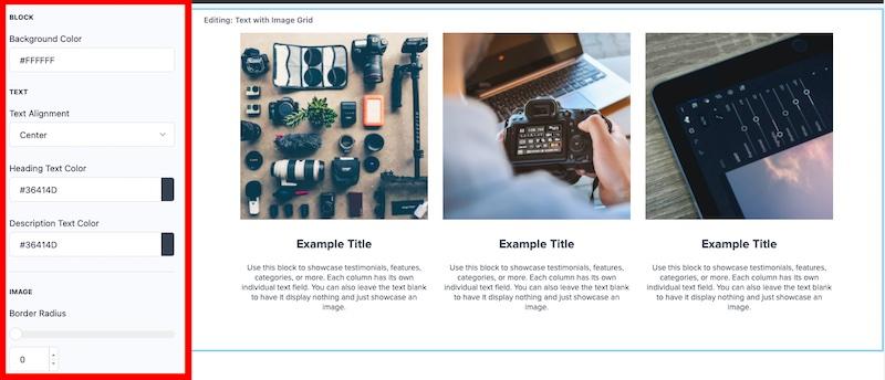Editing sales page