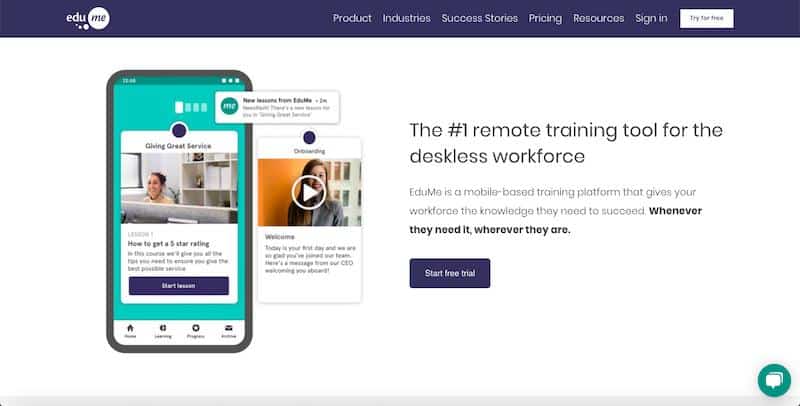 EduMe - платформа электронного обучения на базе мобильных устройств
