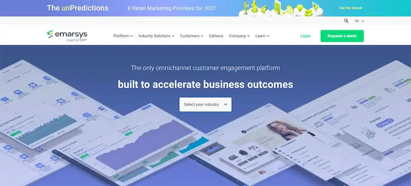 Emarsys: منصة بيانات العملاء omnichannel