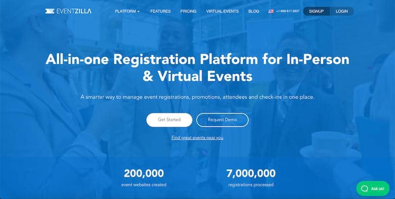 Eventzilla All-in-one event platform