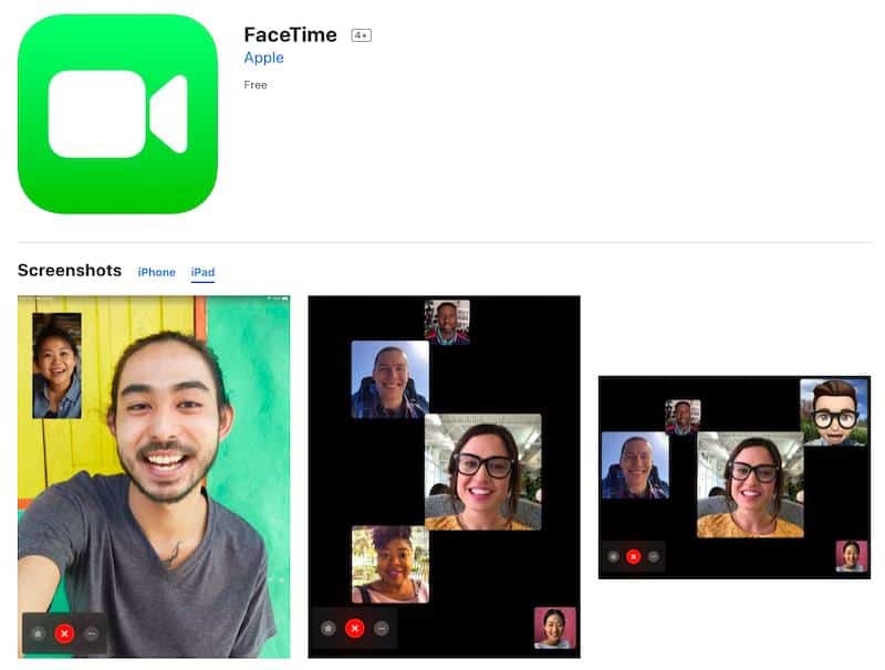 FaceTime: video chat application