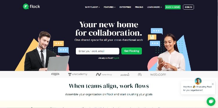 Flock Homepage