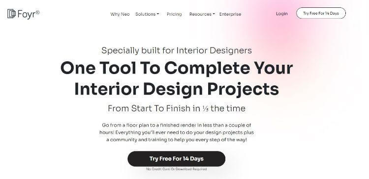 foyr homepage