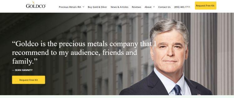 goldco homepage