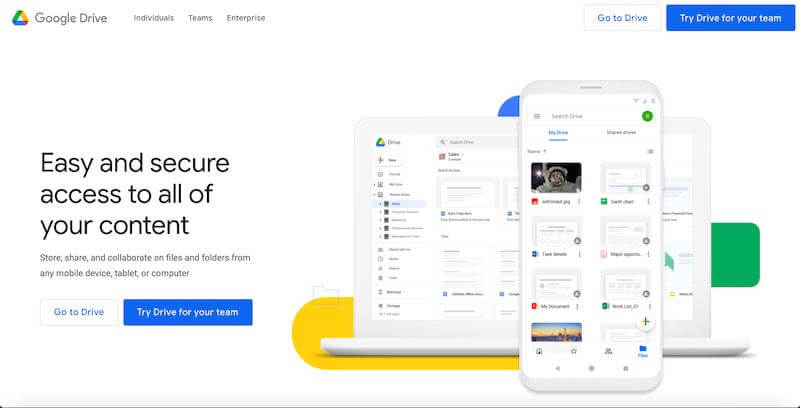 Google Drive: cloud-based file storage