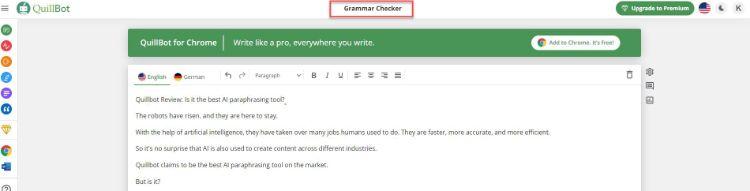 grammar checker