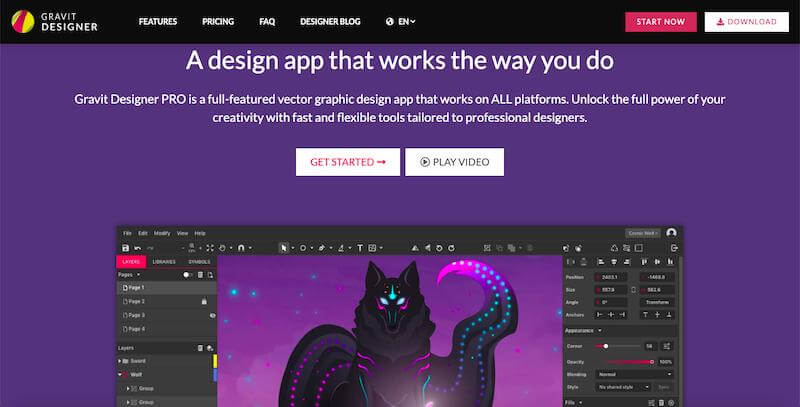 Gravit Designer: HTML-based graphic designing application