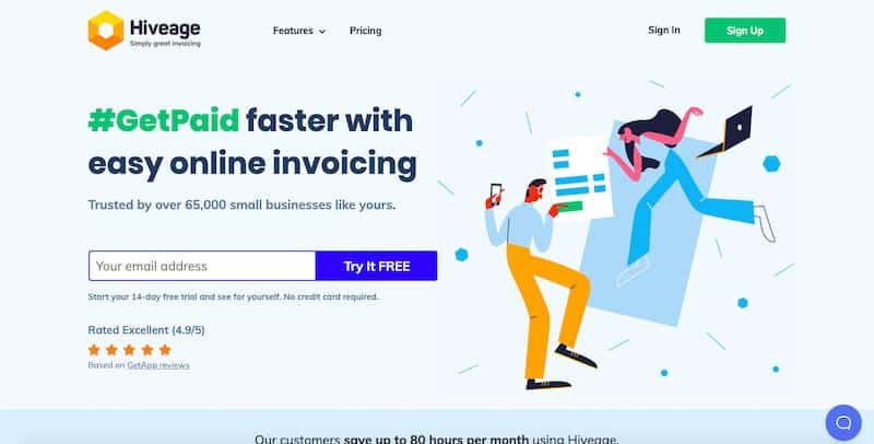 Hiveage invoicing platform 