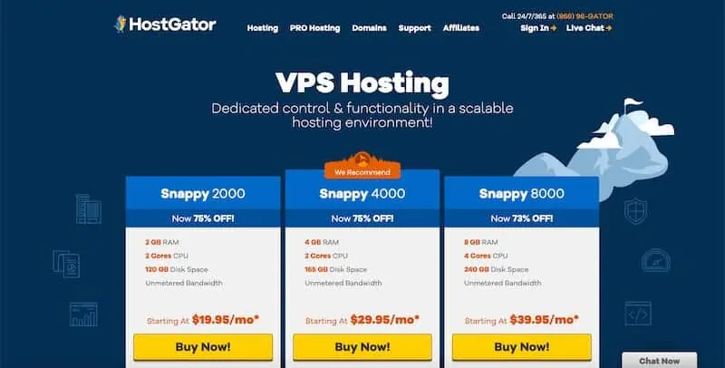 HostGator - hosting services provider