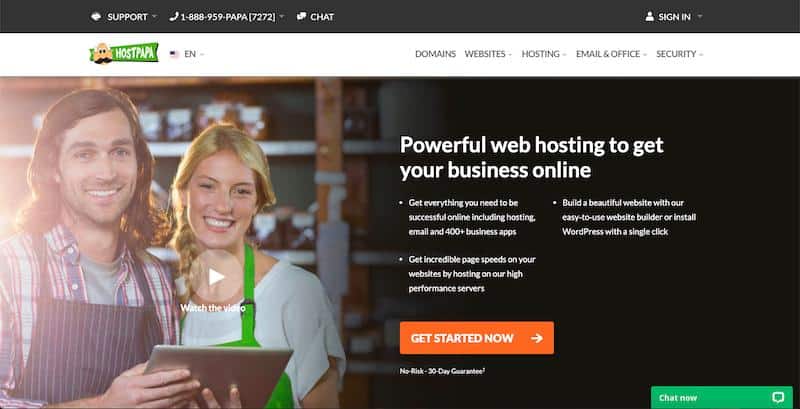 HostPapa - Canadian-based web hosting platform