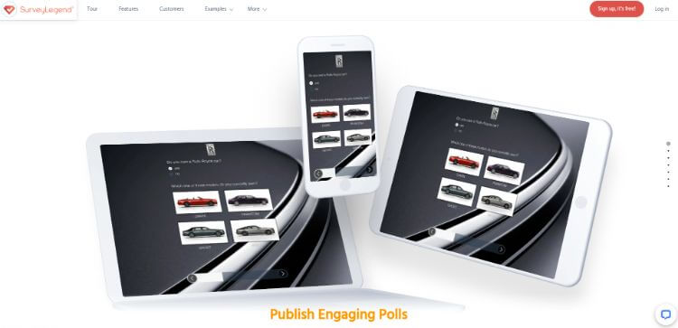 SurveyLegend homepage