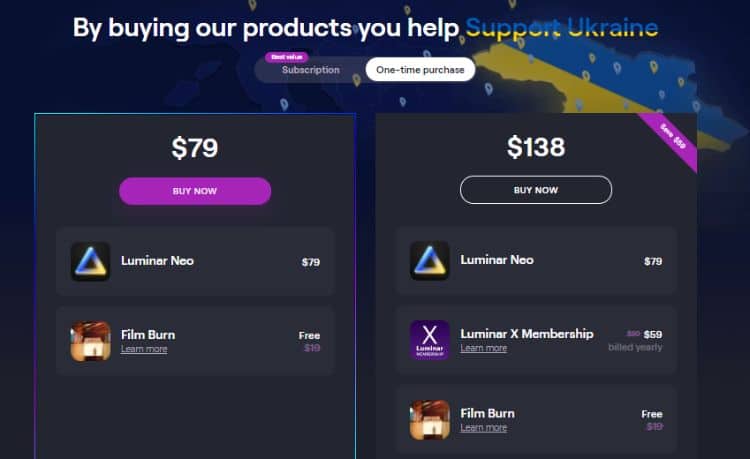 skylum pricing