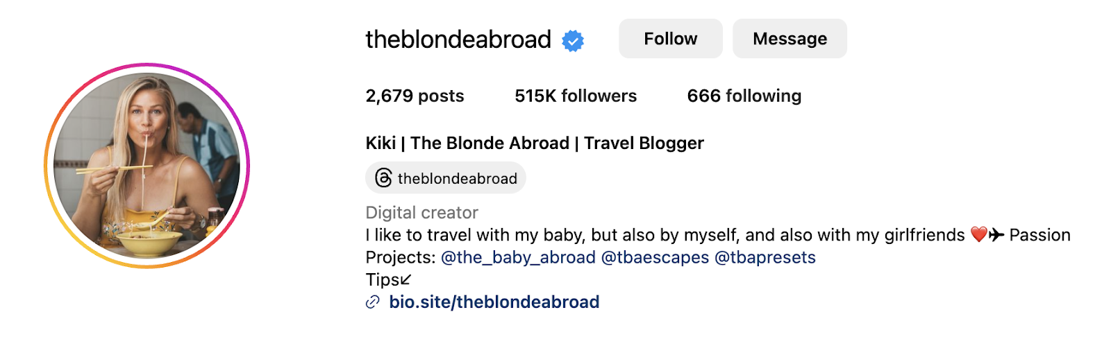 good bio for travel instagram