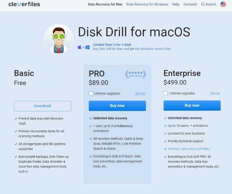 disk drill pricing