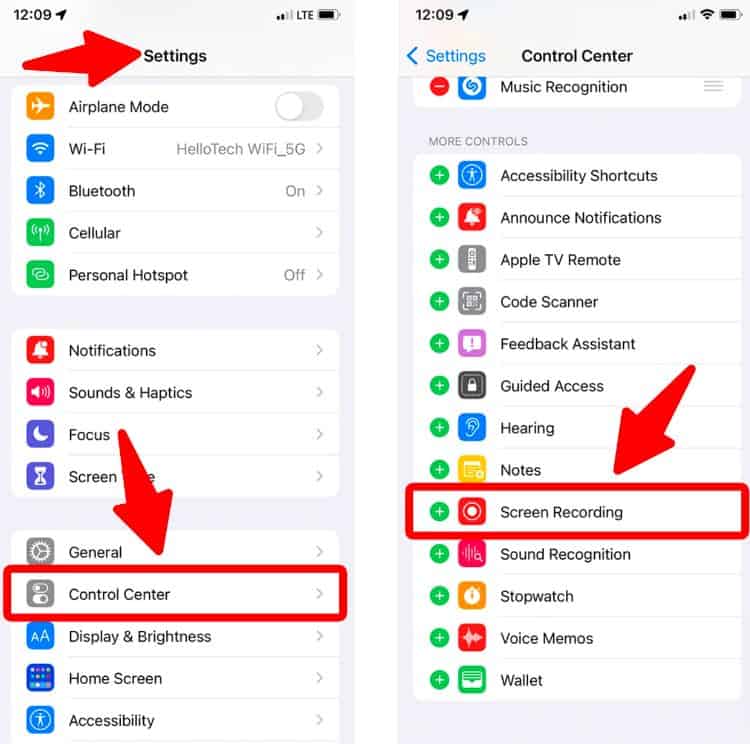 enable screen recording