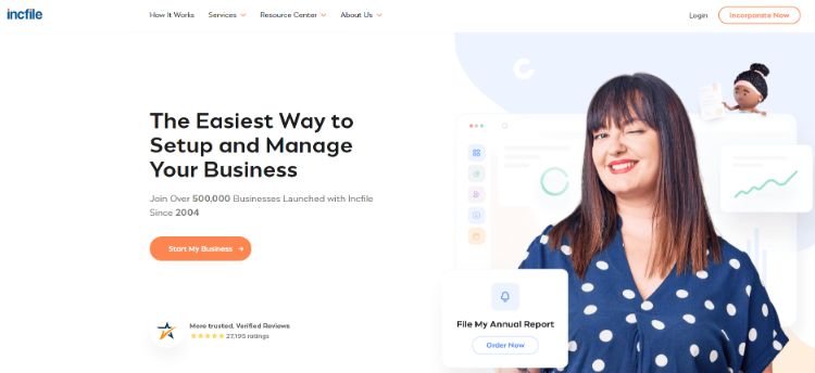 incfile homepage