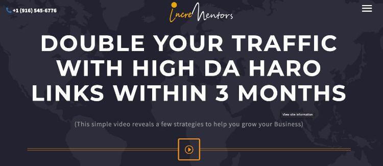 incrementors homepage