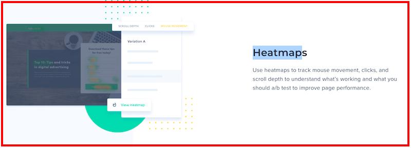 Instapage Heatmaps