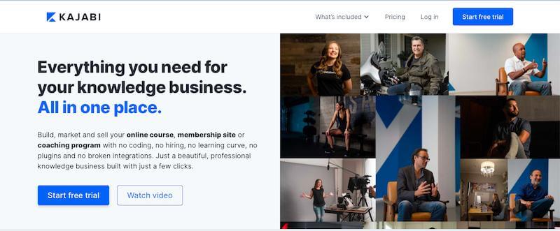 Kajabi: online course platform