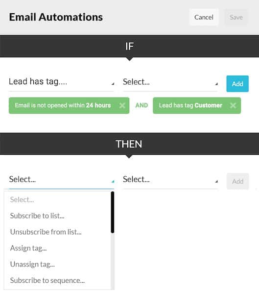 Kartra - If-and-then automation system