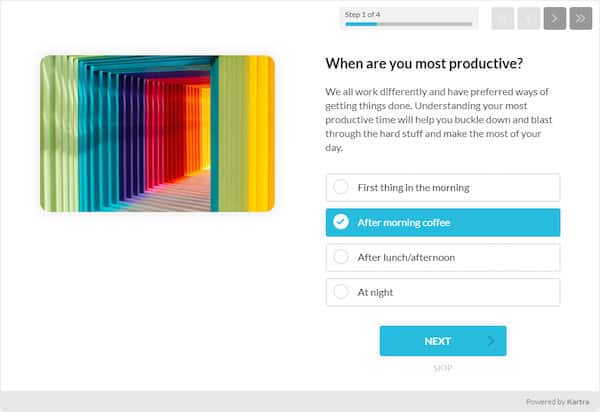 Kartra quizzes and surveys 