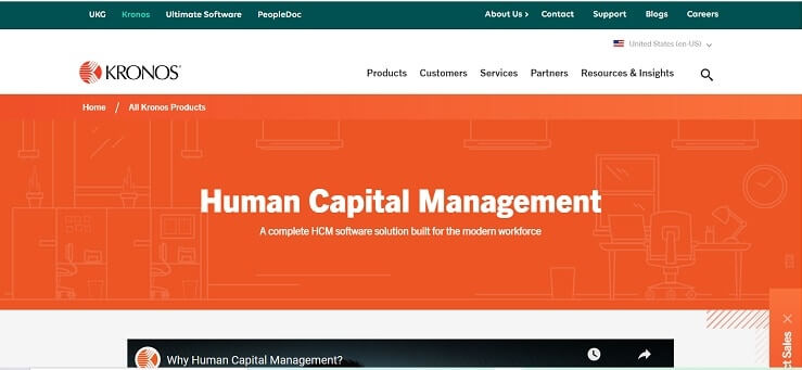 Kronos Workforce Central Homepage
