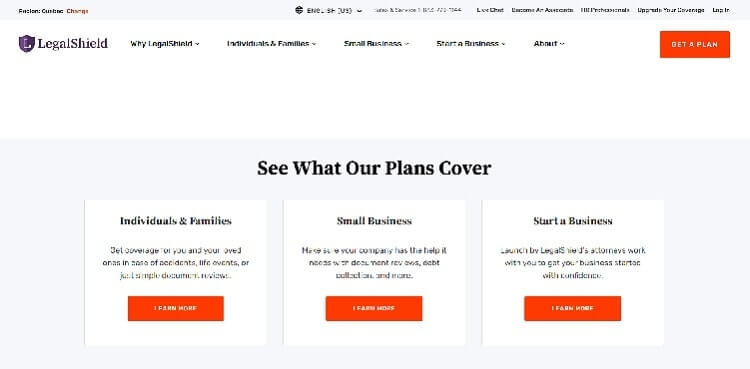 LegalShield Pricing Page
