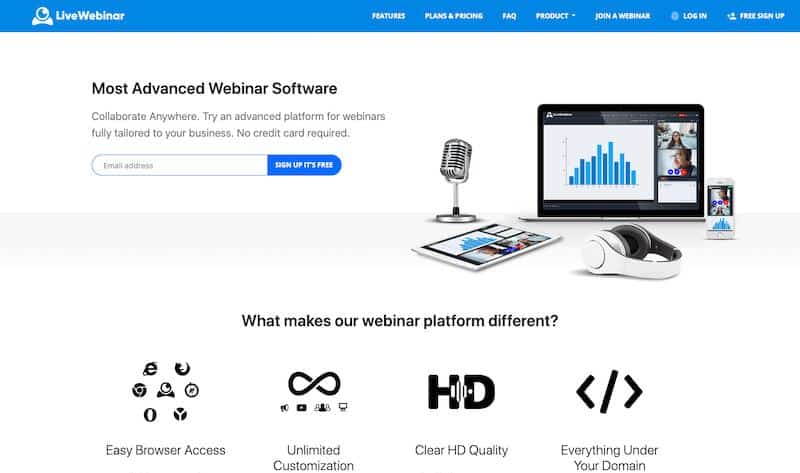 LiveWebinar cloud-based webinar tool 