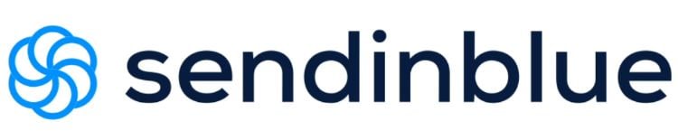 logotipo de envío azul