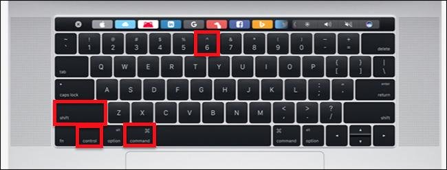 Macbook Pro Touch Bar Screenshot