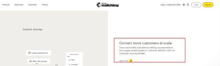 mailchimp features