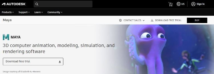 maya homepage