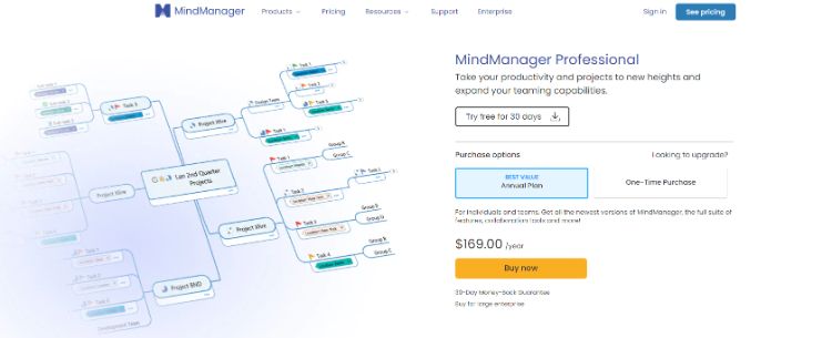 mindmanger homepage