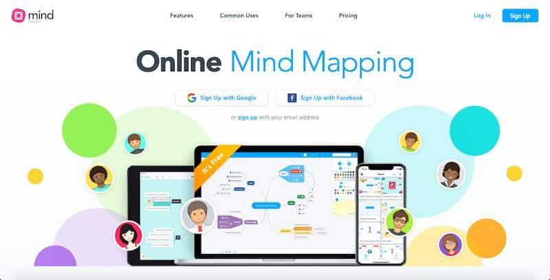 MindMeister online mind mapping tool