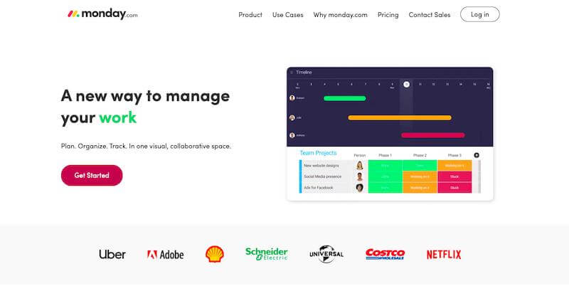 Monday.com project management platform 