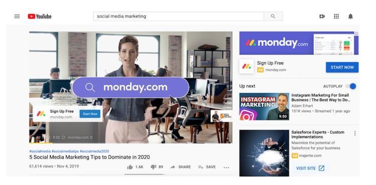 Monday In-Stream YouTube Ad
