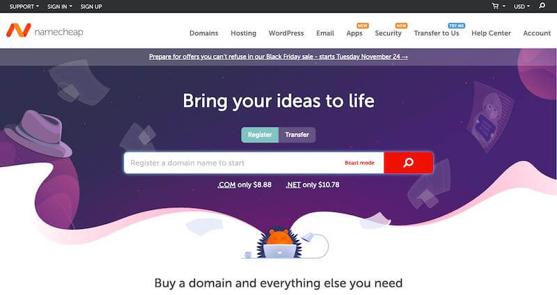 Namecheap: Best Domain Registrars