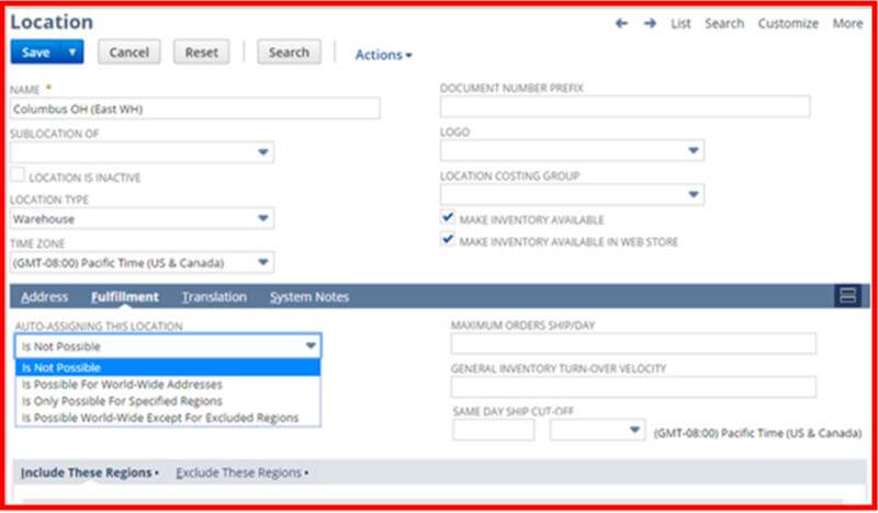 Netsuite features 