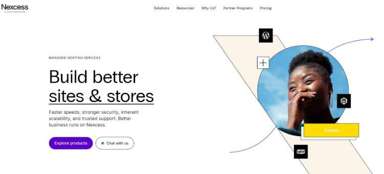 nexcess homepage