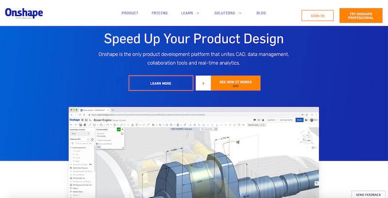 OnShape: 3D modeling and printing