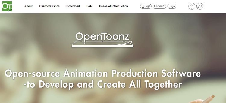 opentoonz homepage