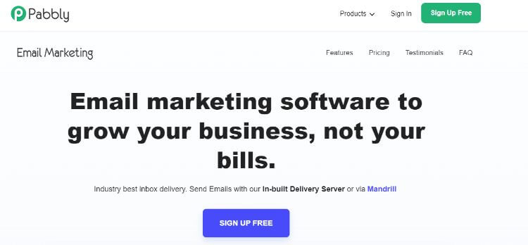 pabbly homepage