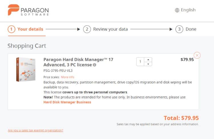 paragon pricing