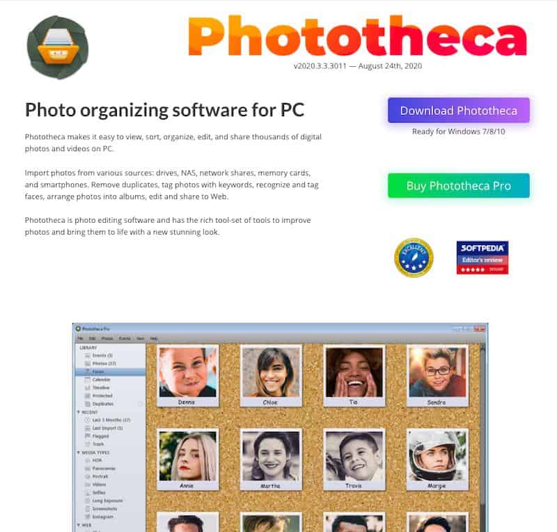 Phototheca: photo organizing software