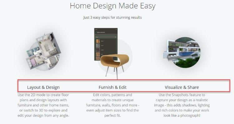 planner 5d features